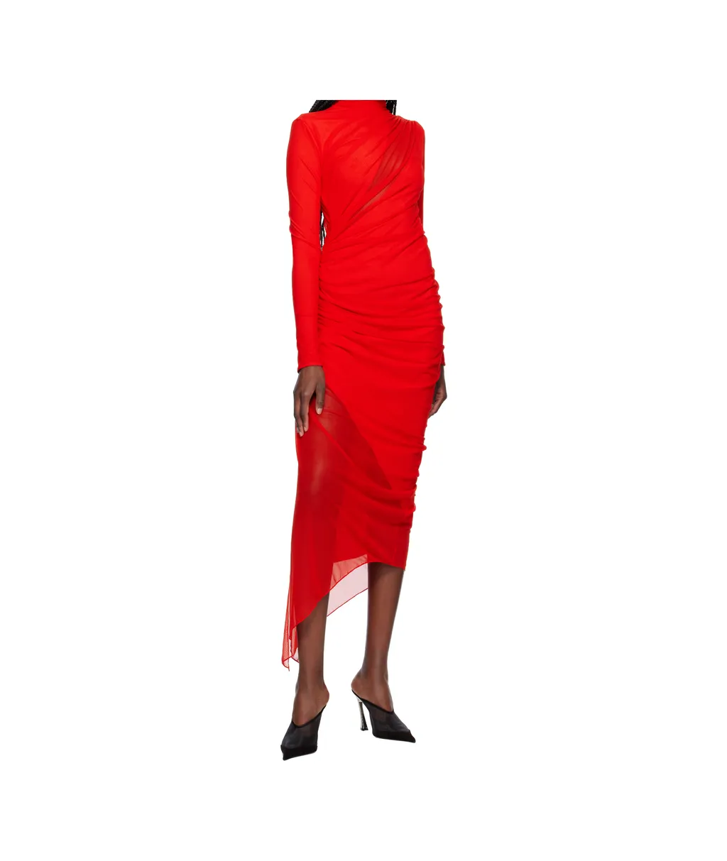 Asymmetrical Double-Layered Dress