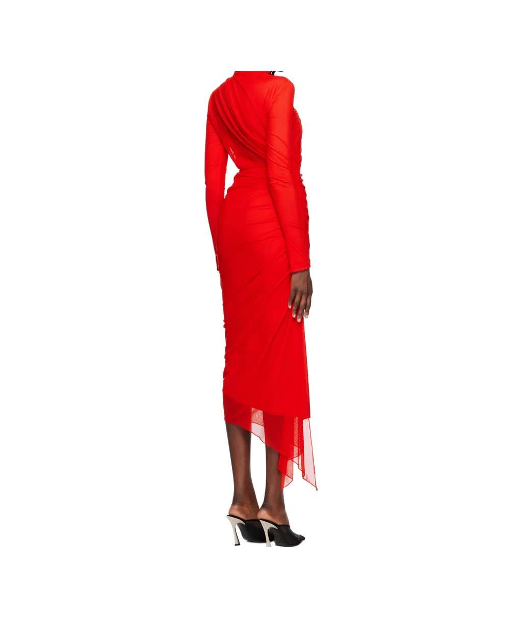Asymmetrical Double-Layered Dress