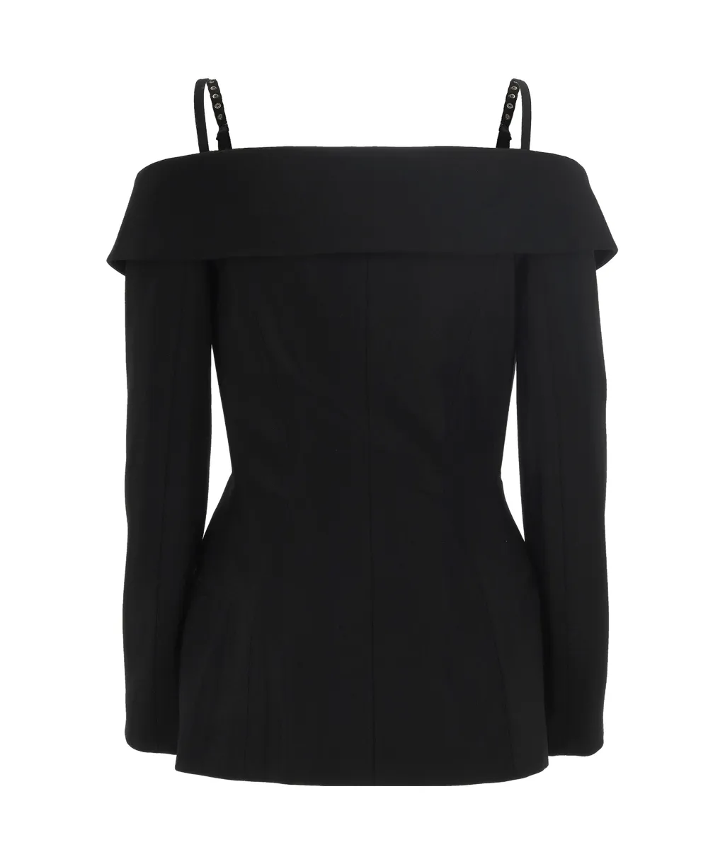 Off-Shoulder Jacket