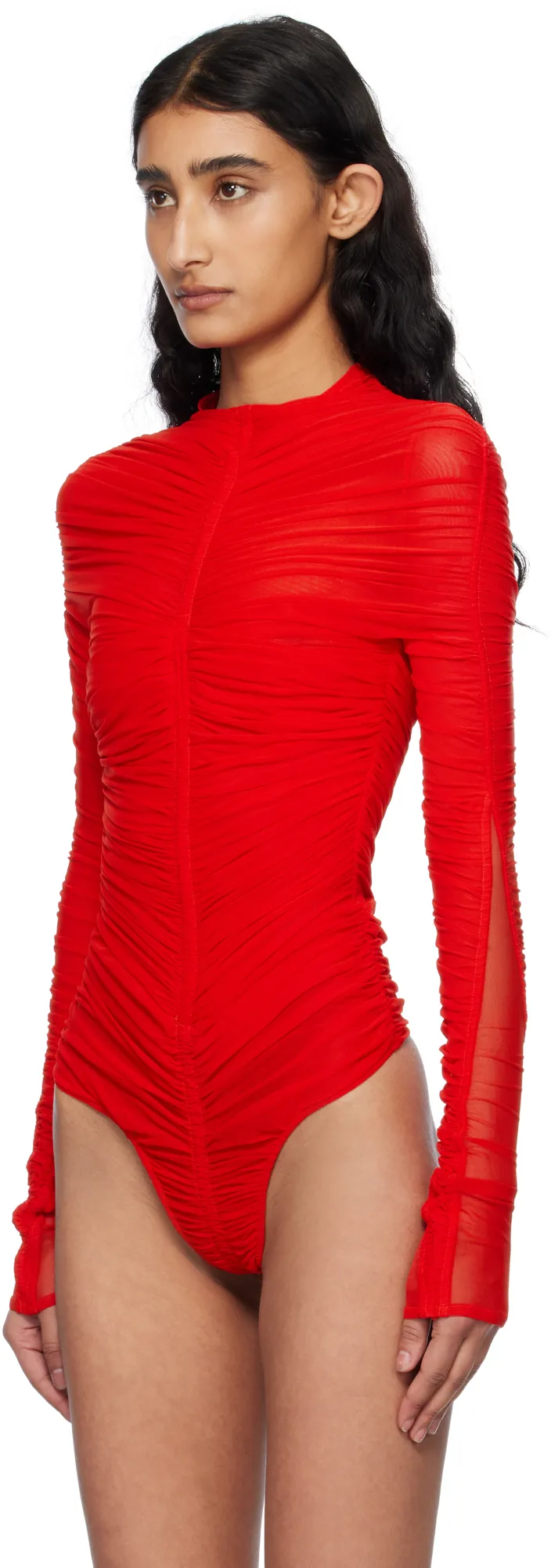 Ruched Bodysuit