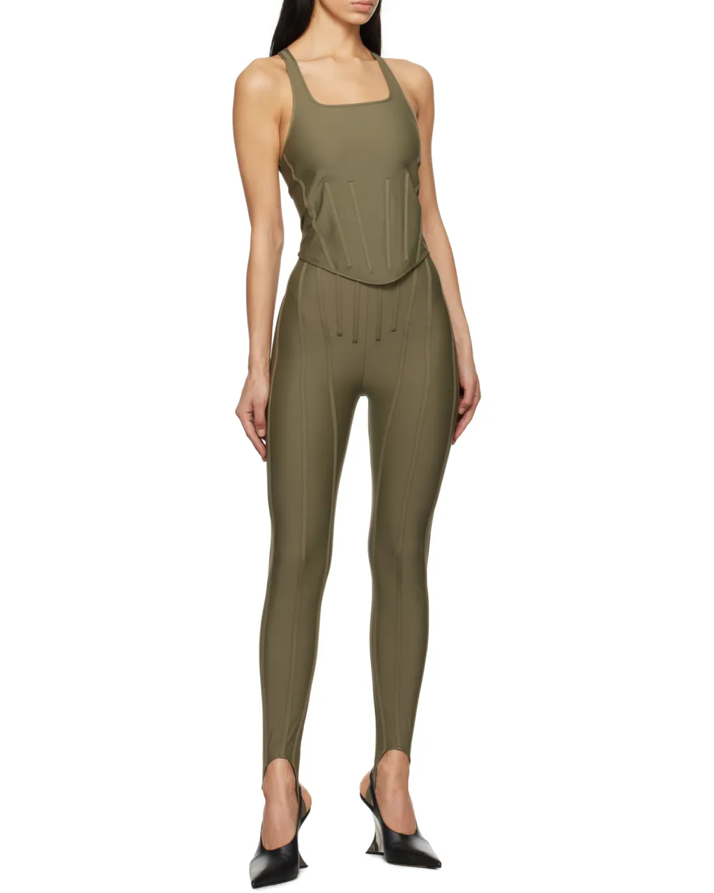 Corseted Tank Top