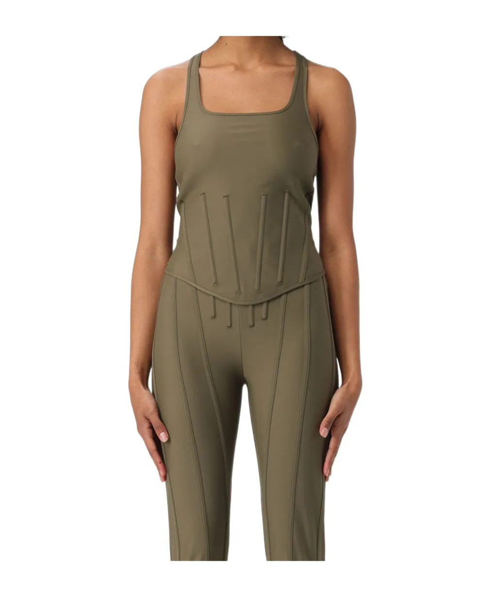 Corseted Tank Top