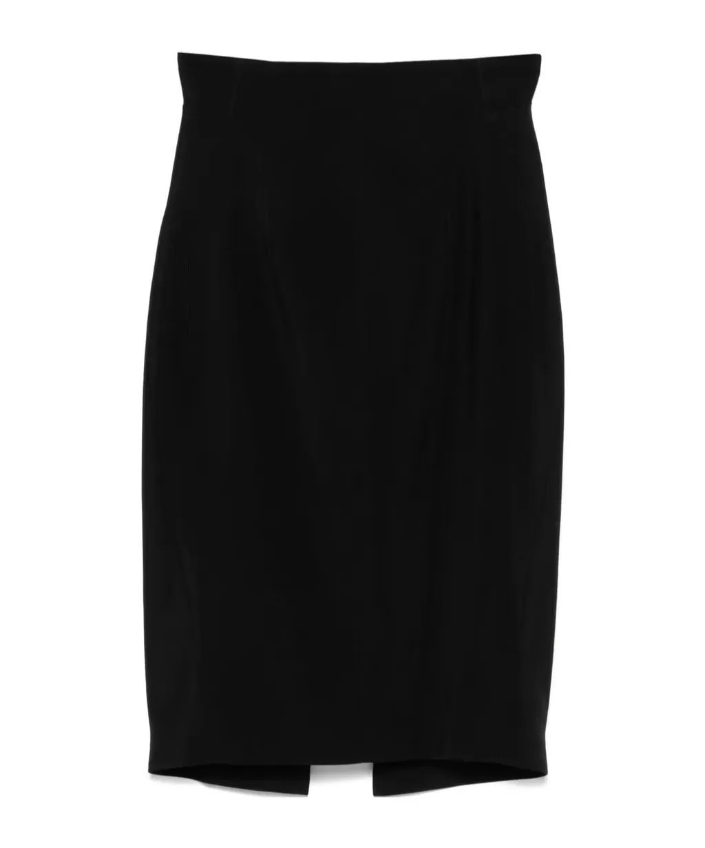 Cut-Out Midi Skirt