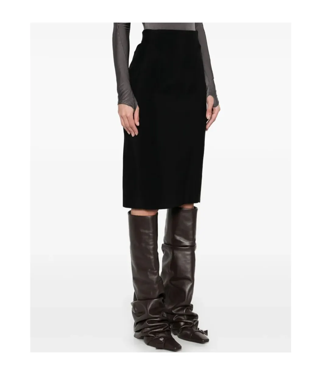 Cut-Out Midi Skirt