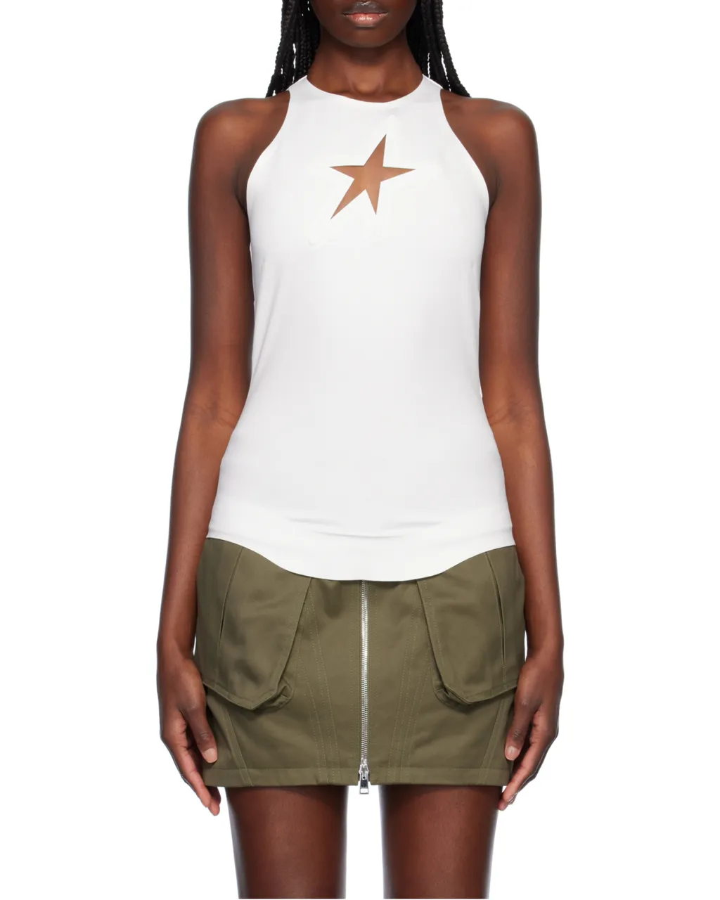 Star-Motif Tank Top