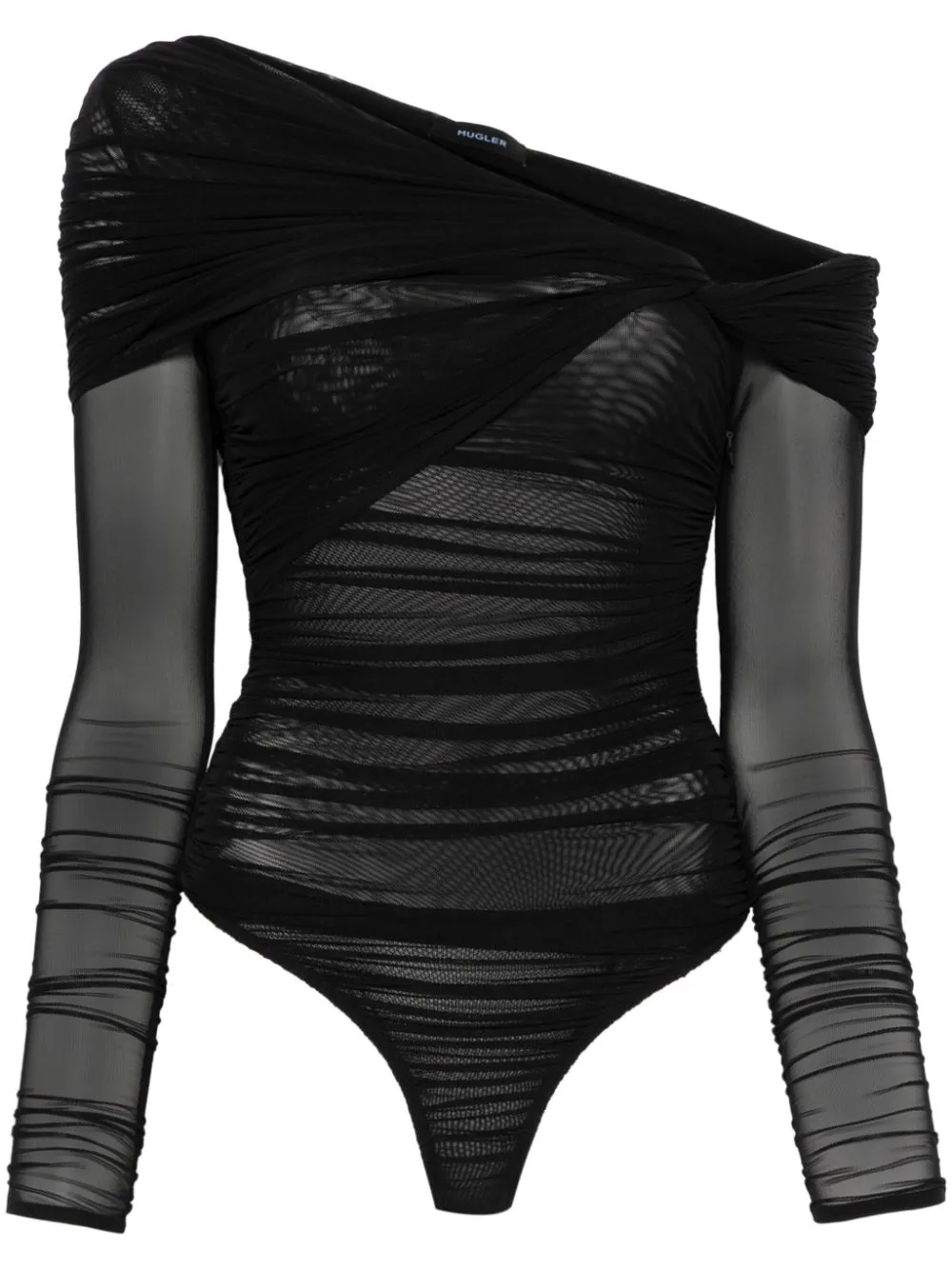 Off-Shoulder Ruched Bodysuit