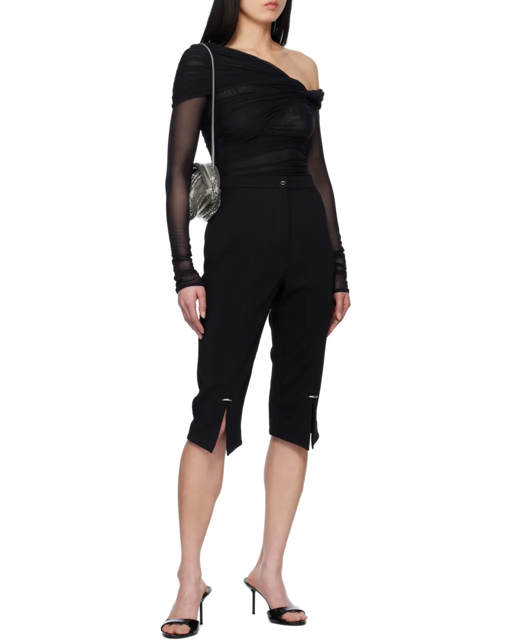 Off-Shoulder Ruched Bodysuit