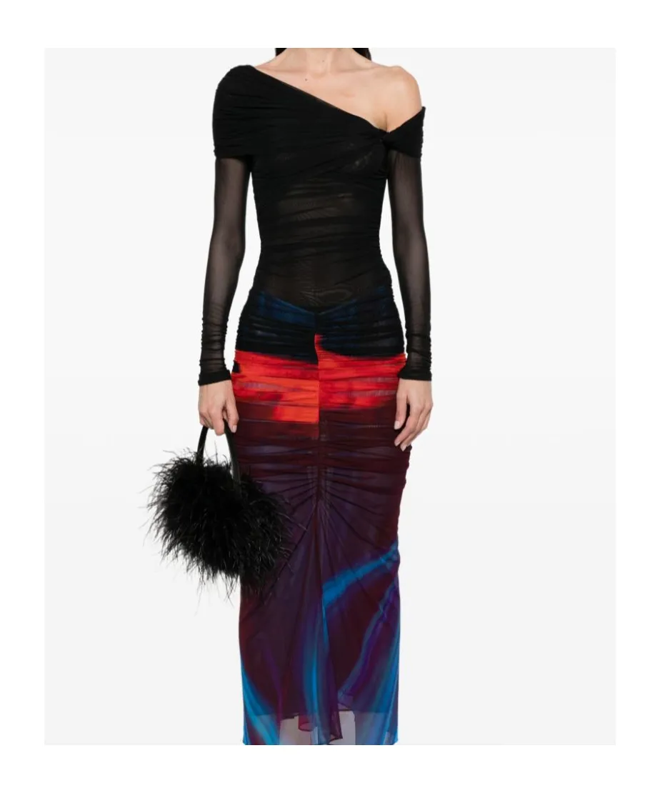 Off-Shoulder Ruched Bodysuit