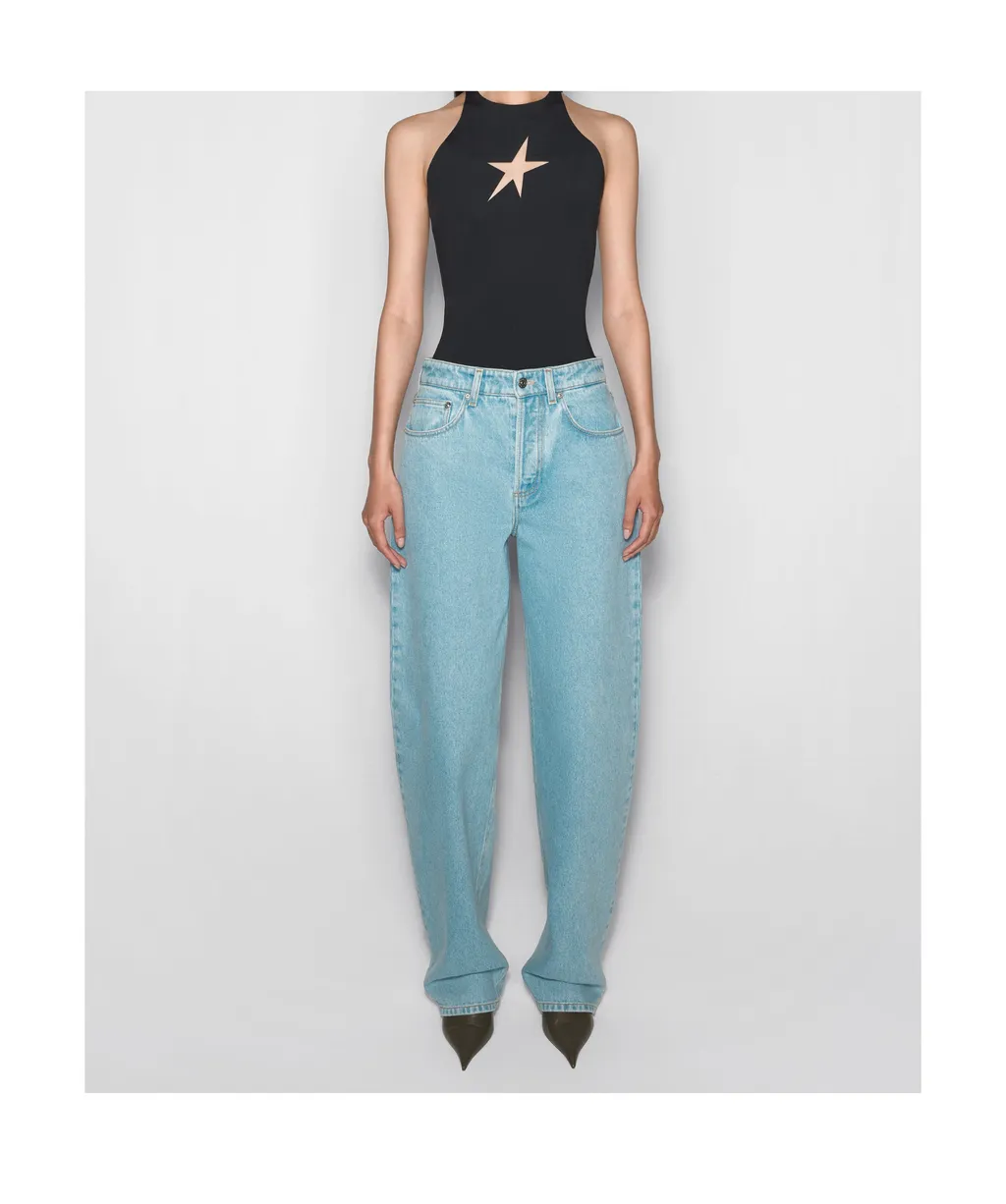 Star Cutout Sleeveless Top