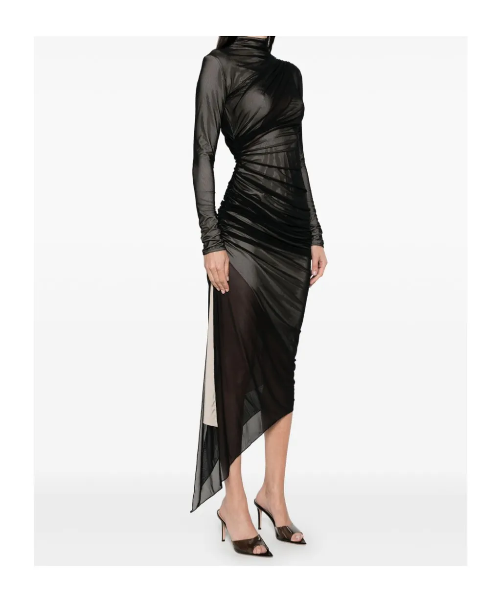 Asymmetrical Double-Layered Dress
