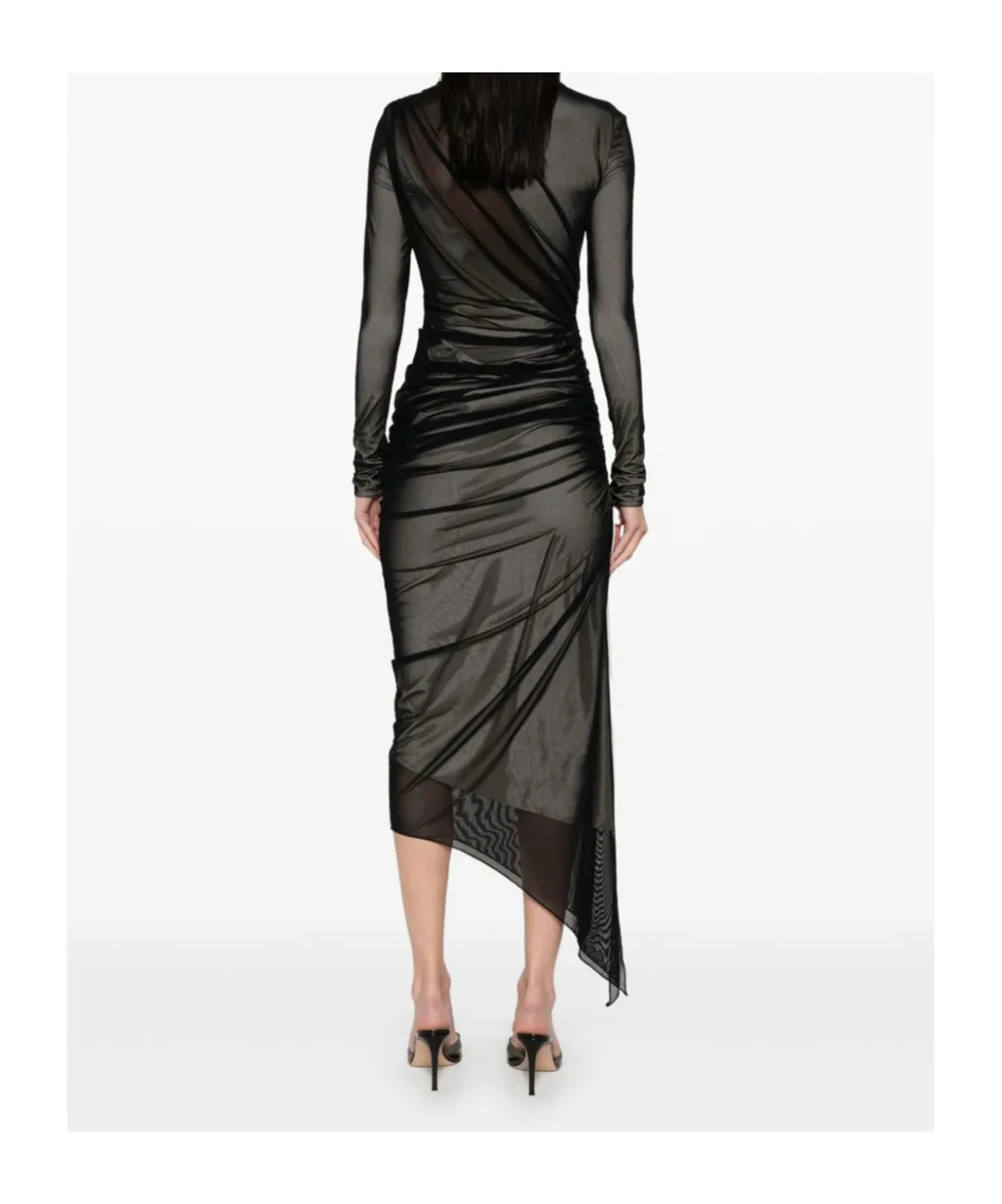 Asymmetrical Double-Layered Dress