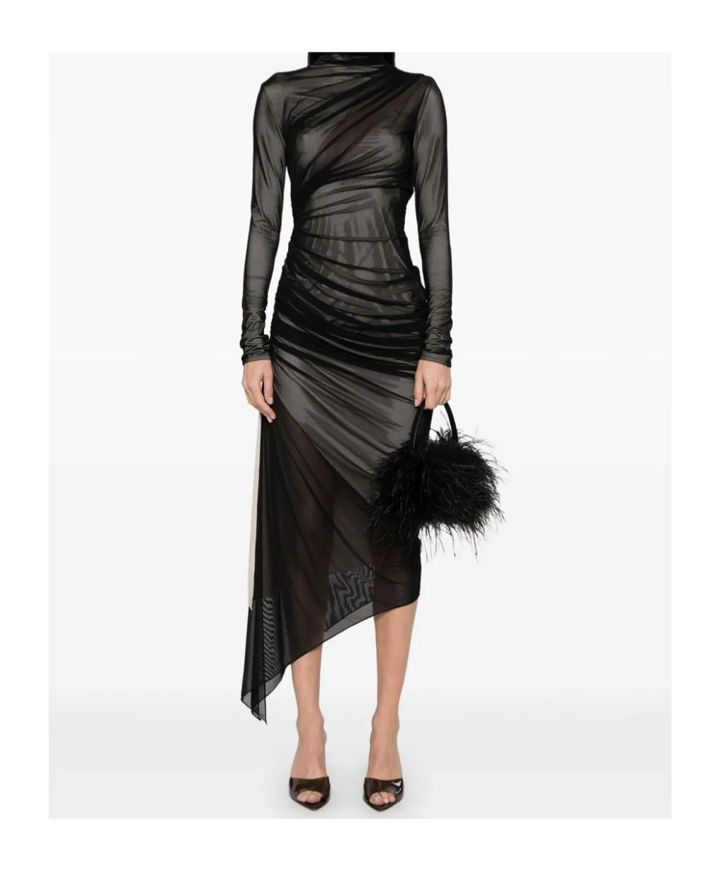 Asymmetrical Double-Layered Dress