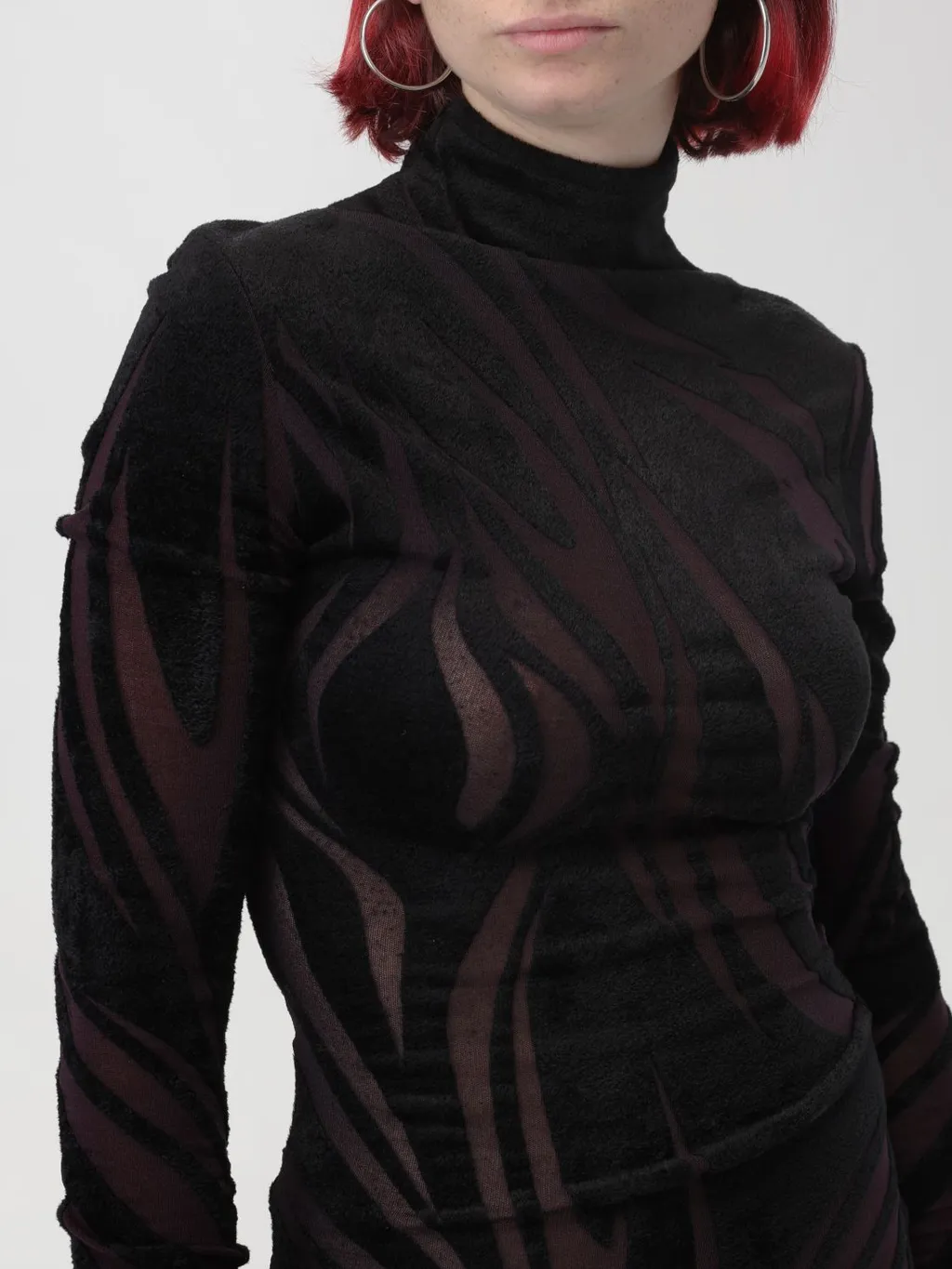 Sheer Chenille Minidress
