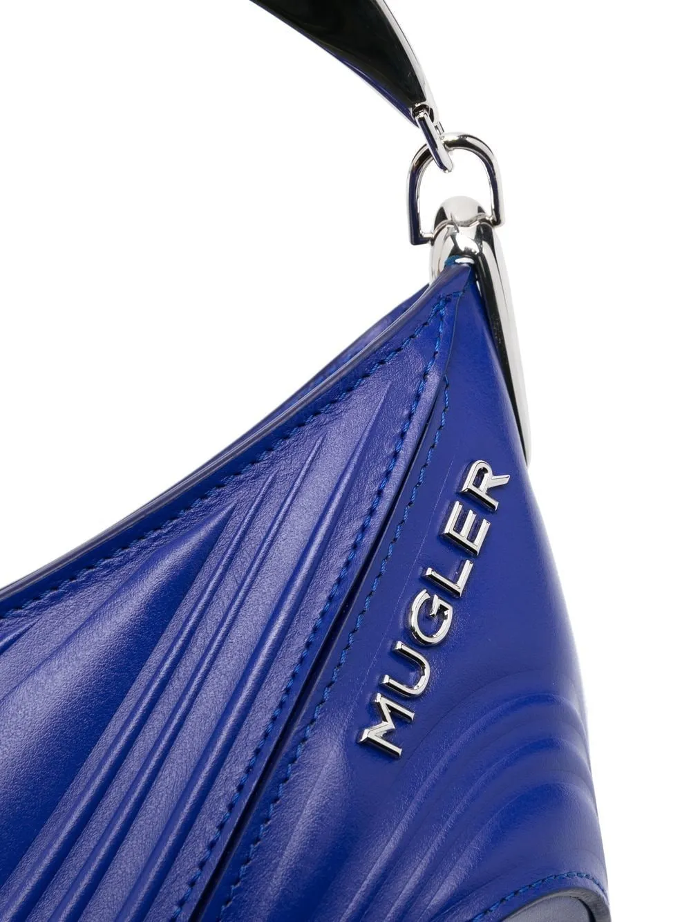 Logo Plaque Zipped Shoulder Bag