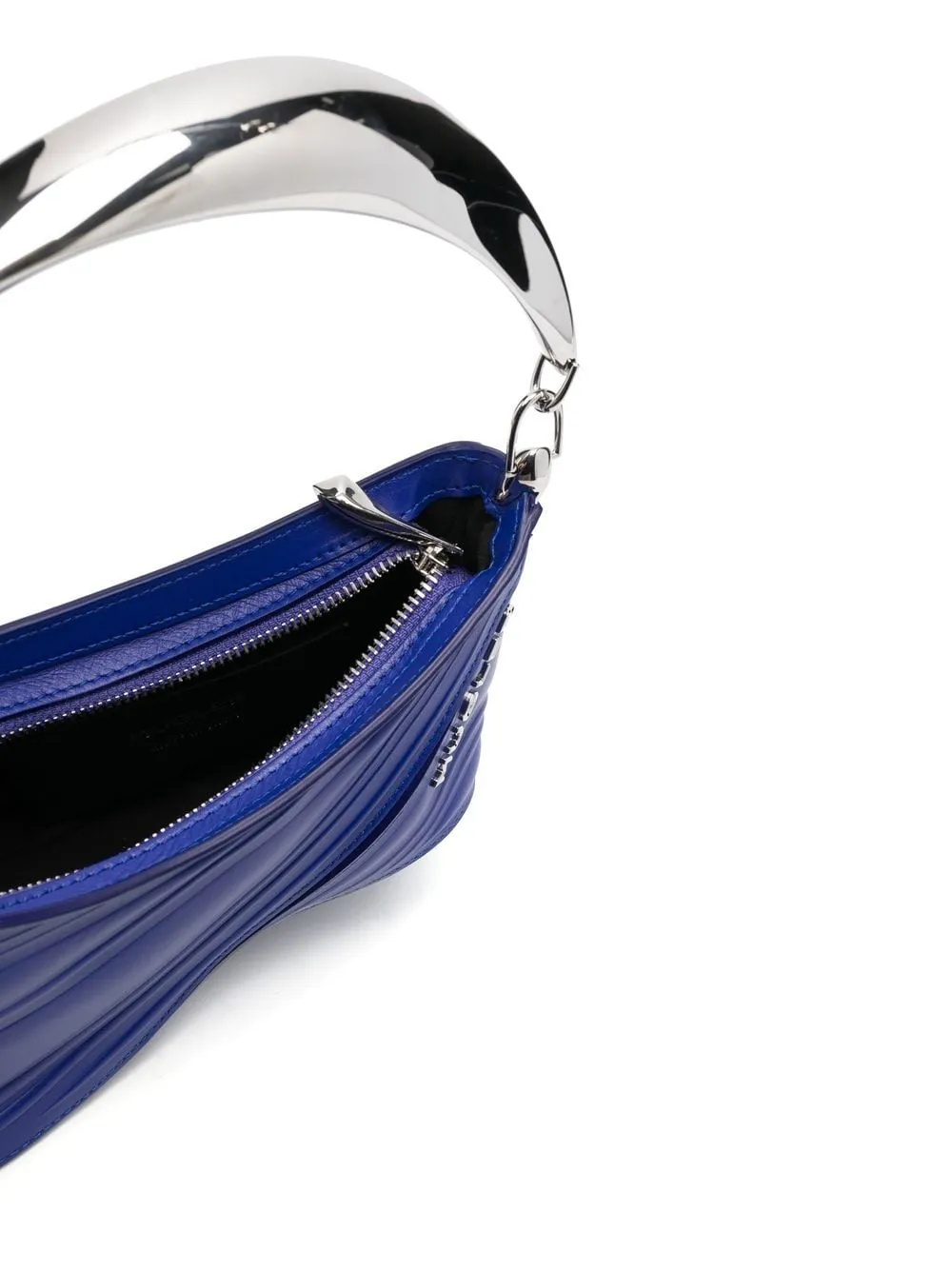 Logo Plaque Zipped Shoulder Bag