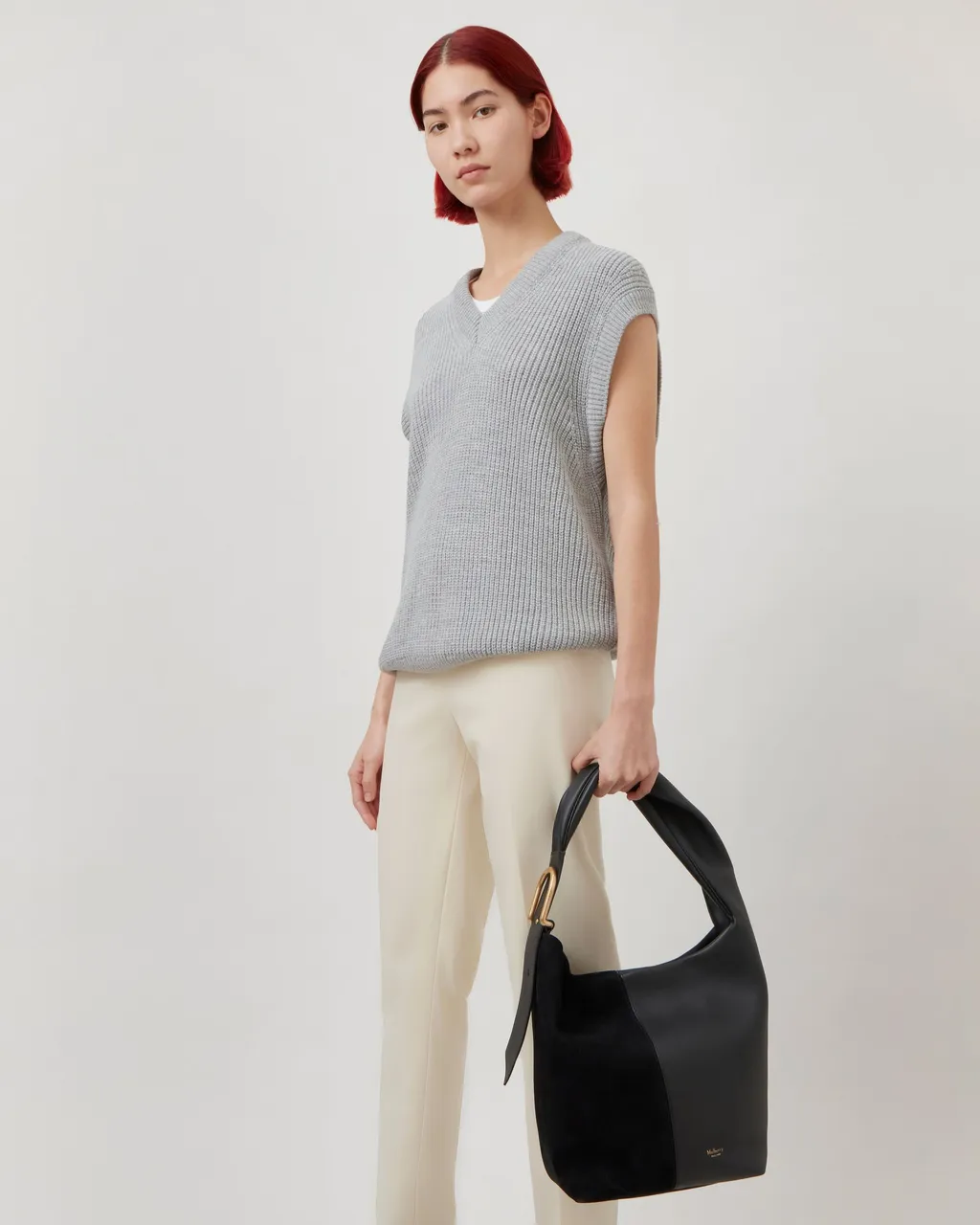 Retwist Hobo Suede Shoulder Bag
