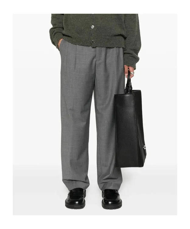 Pleat-Detail Trousers