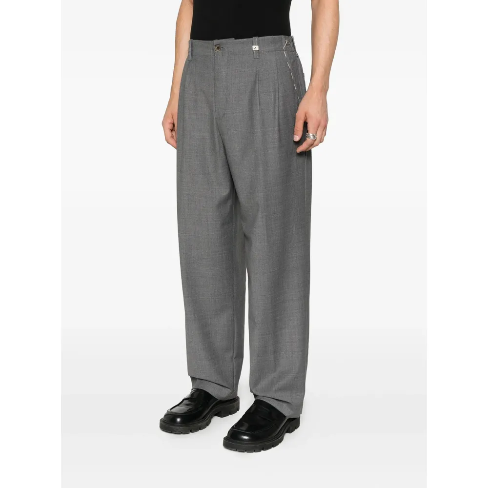 Pleat-Detail Trousers