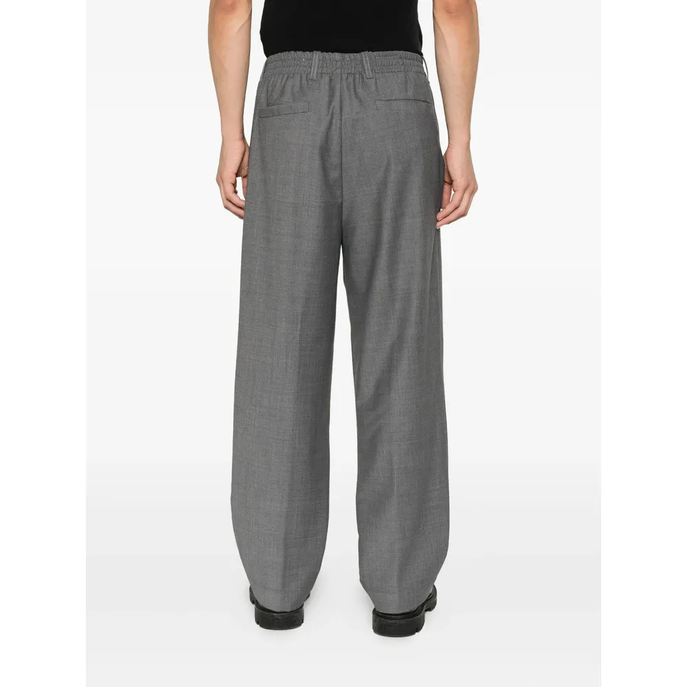 Pleat-Detail Trousers