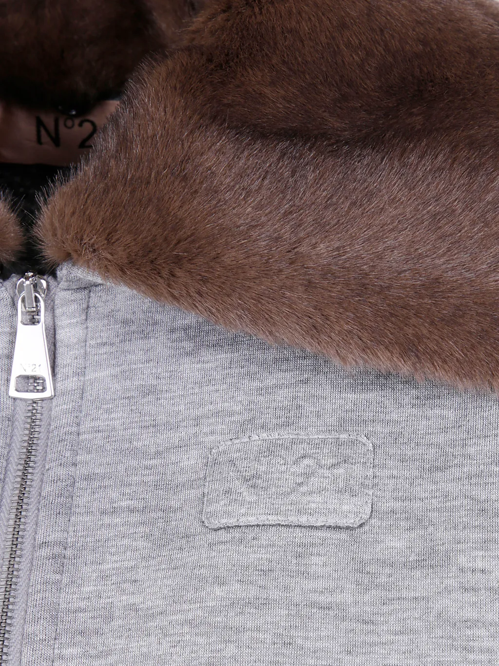 Fur Collar Zip Jacket