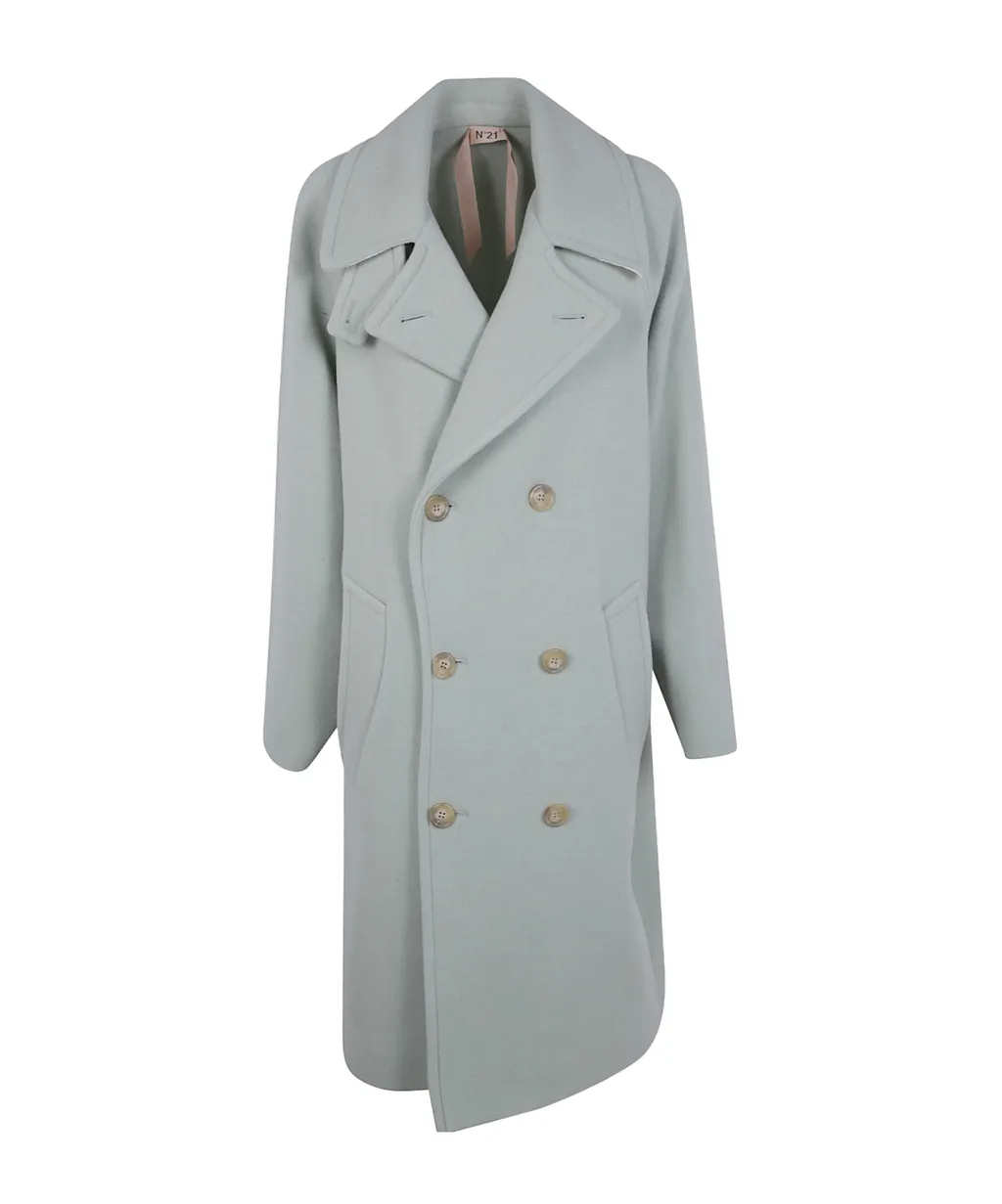 Double-Breasted Wool Coat