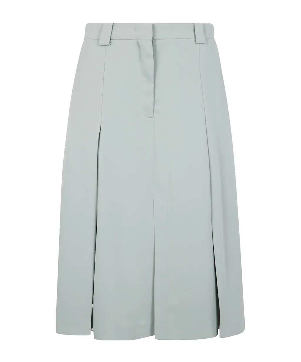 Pleated Midi Skirt