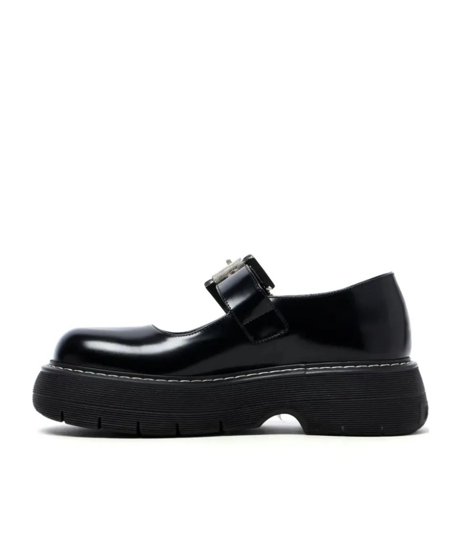 Buckle Platform Mary Jane Shoes
