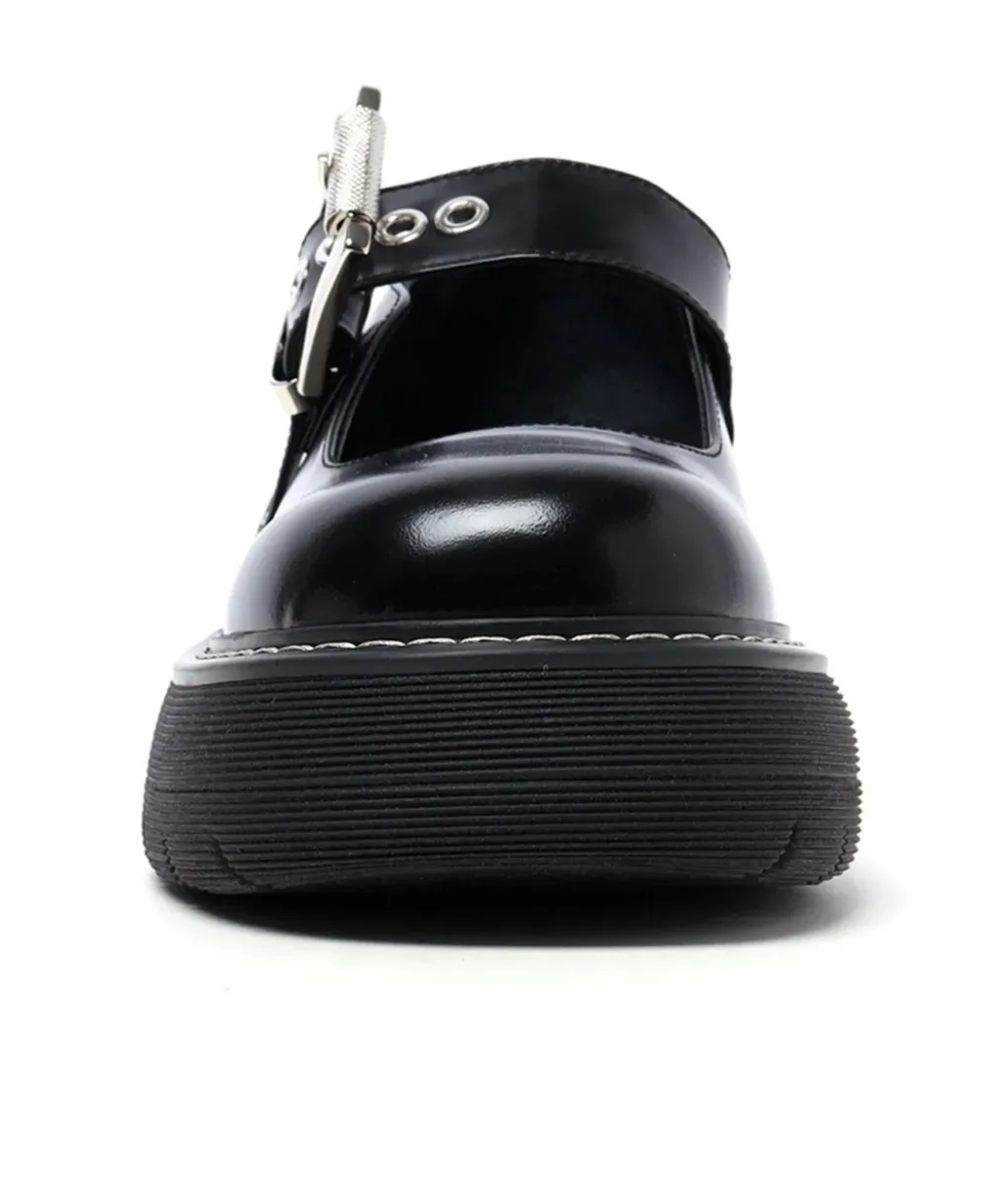 Buckle Platform Mary Jane Shoes