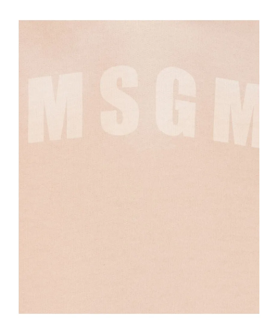 Logo Printed Straight Hem Hoodie