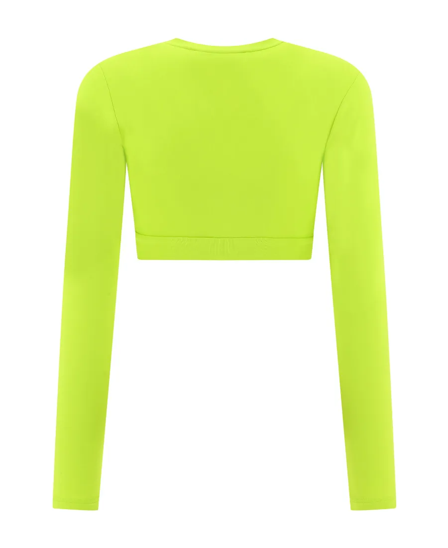 Long Sleeved Cropped T-Shirt