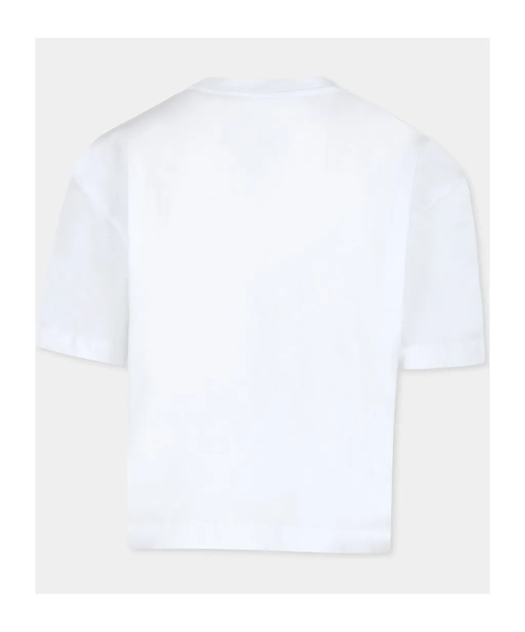 I Love Msgm Logo Print T-Shirt