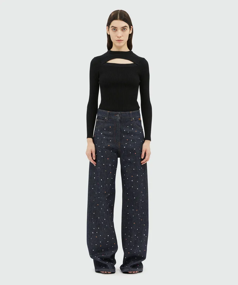 Wide-Leg Jeans