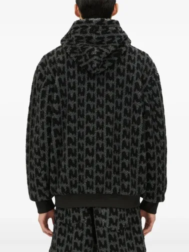 Towelled Finished Zipped Hoodie
