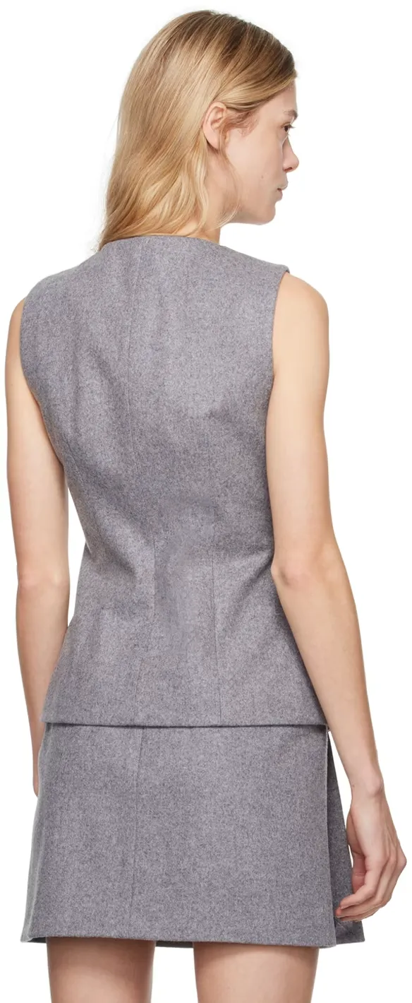 Eyelet-Detail Vest