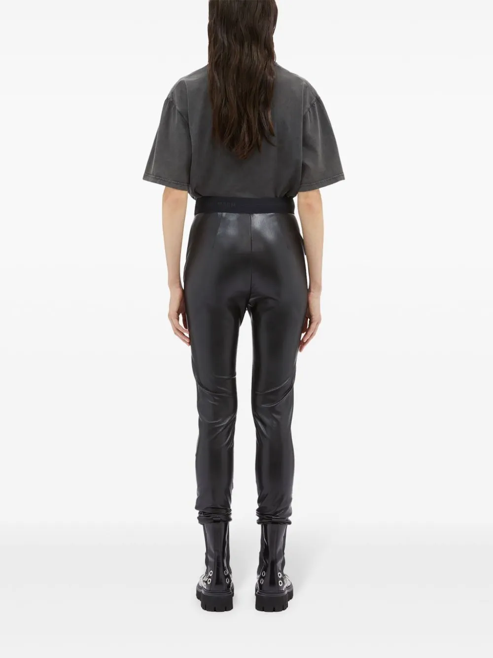 Elastic Waistband Leggings