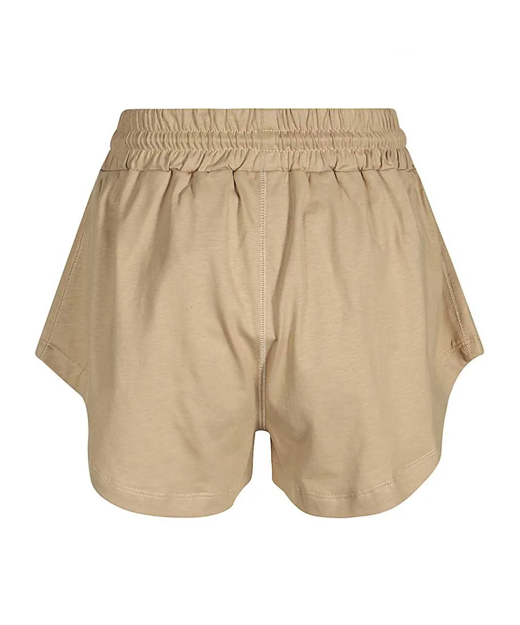 Embroidered-Logo Cotton Shorts