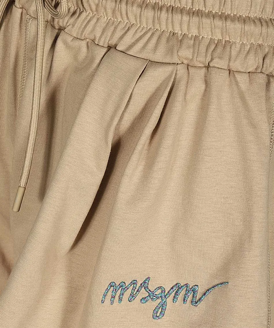 Embroidered-Logo Cotton Shorts