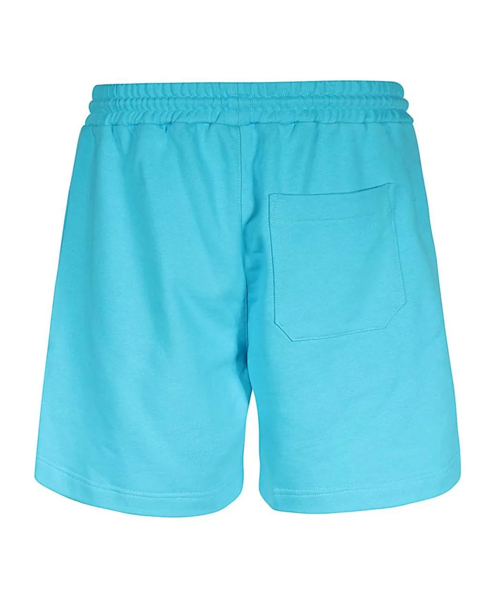 Elasticated-Waistband Cotton Shorts