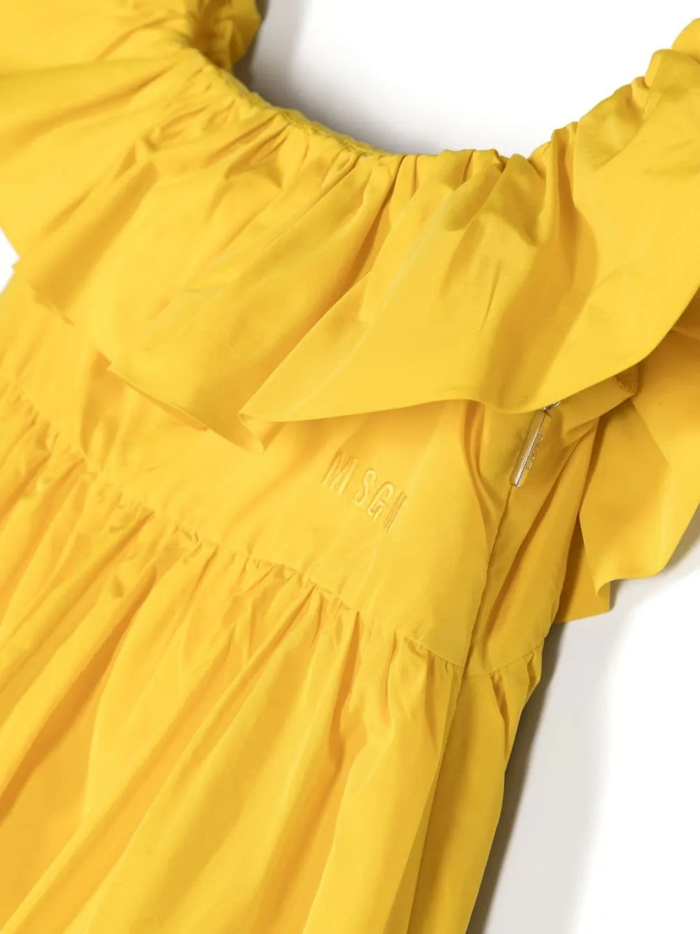 Logo Embroidered Midi Dress