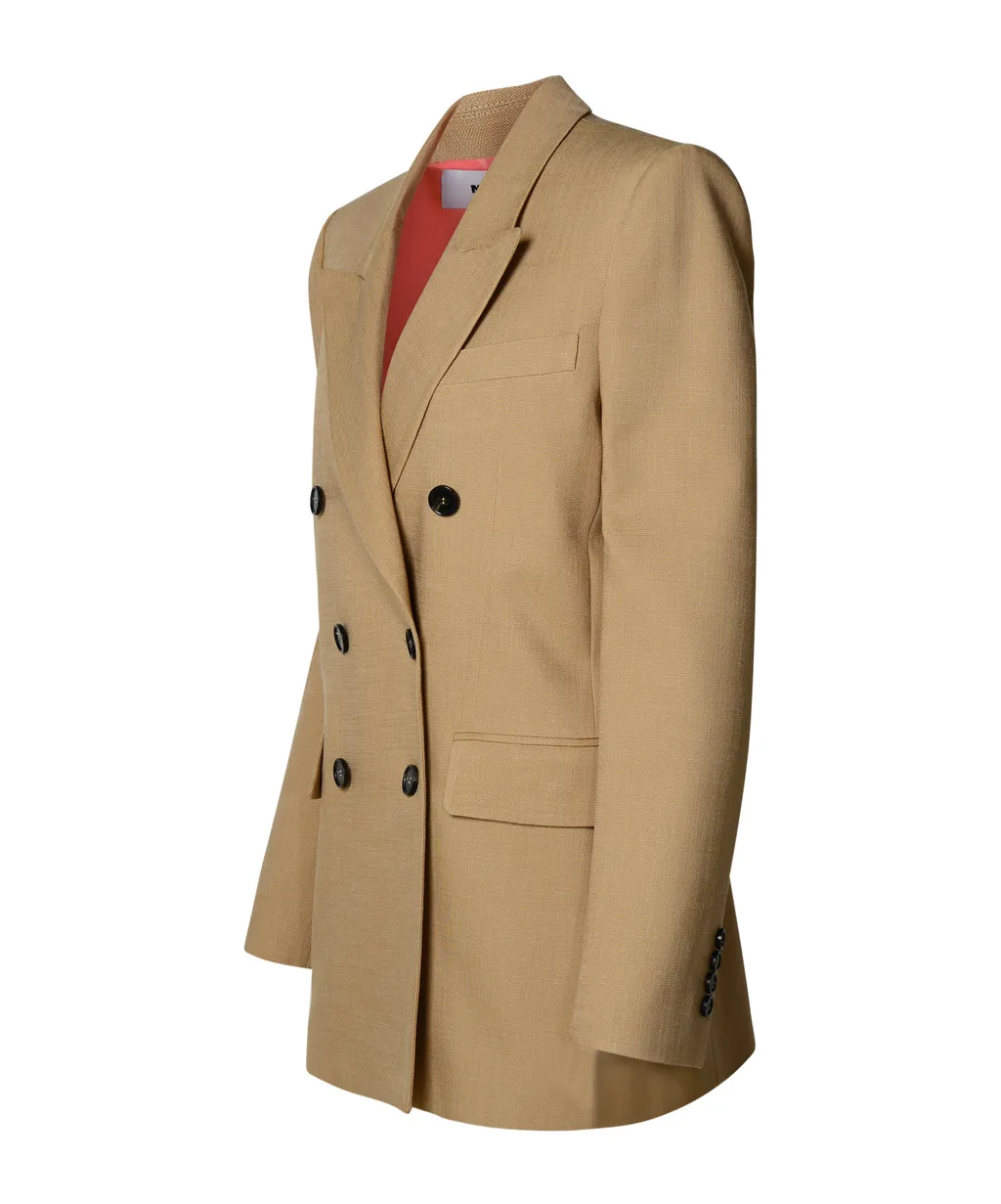 Double-Breasted Long Sleeved Blazer