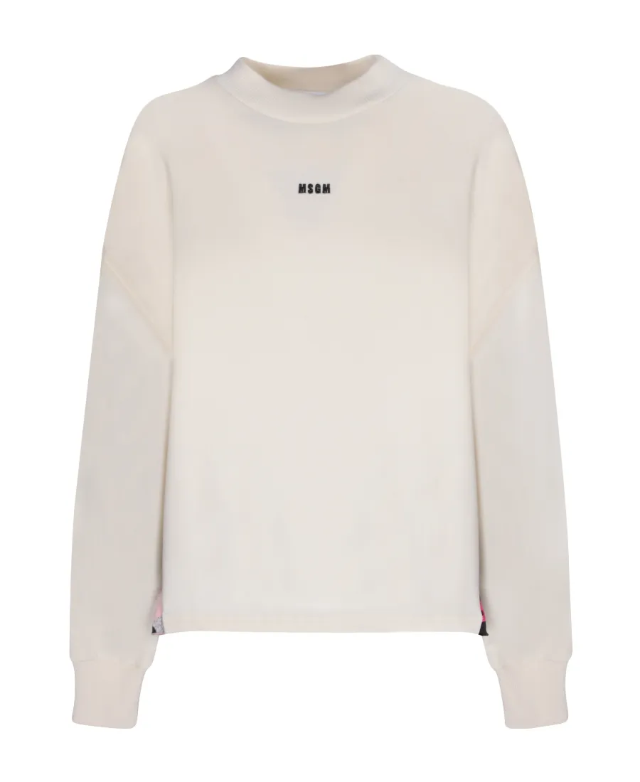 Logo Embroidered Crewneck Sweatshirt