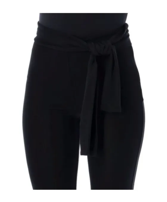 High-Waist Ribbon Leggings