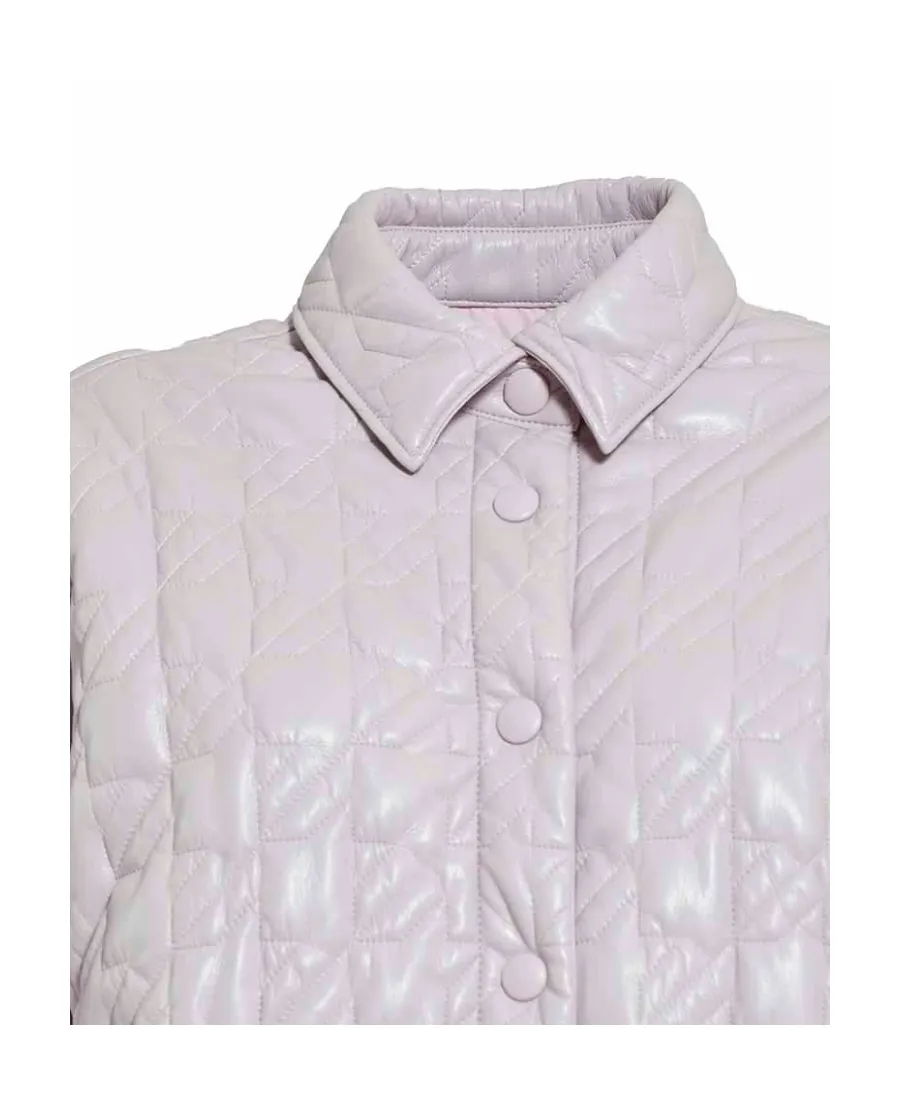 Diamond Press-Stud Fastened Quilted Jacket