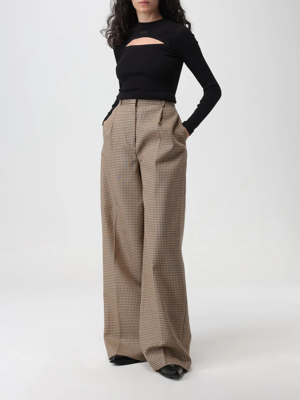 Logo-Embroidered Ribbed-Knit Top