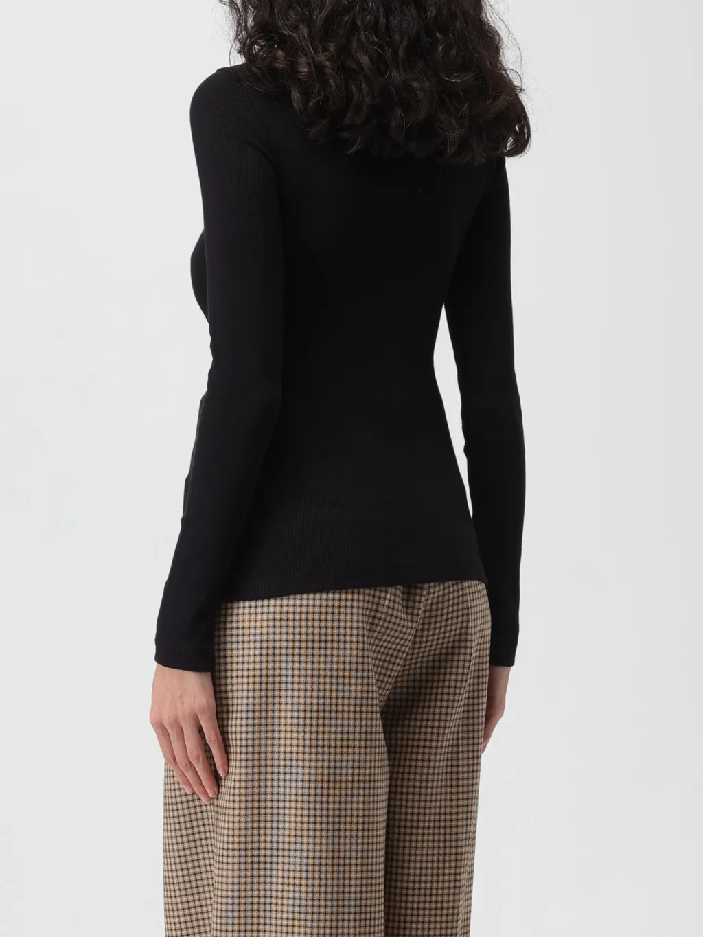 Logo-Embroidered Ribbed-Knit Top