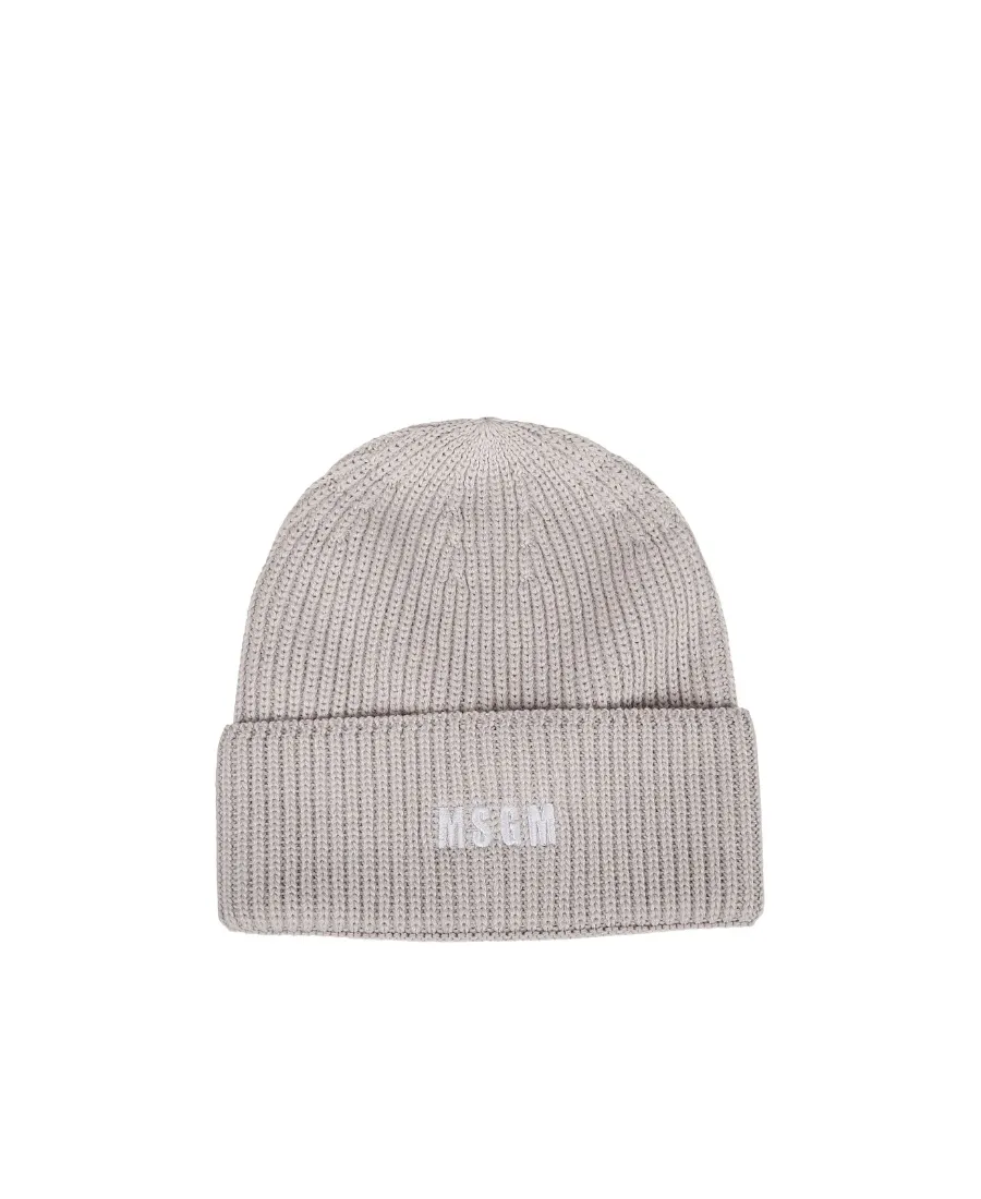 Logo Embroidered Knitted Beanie