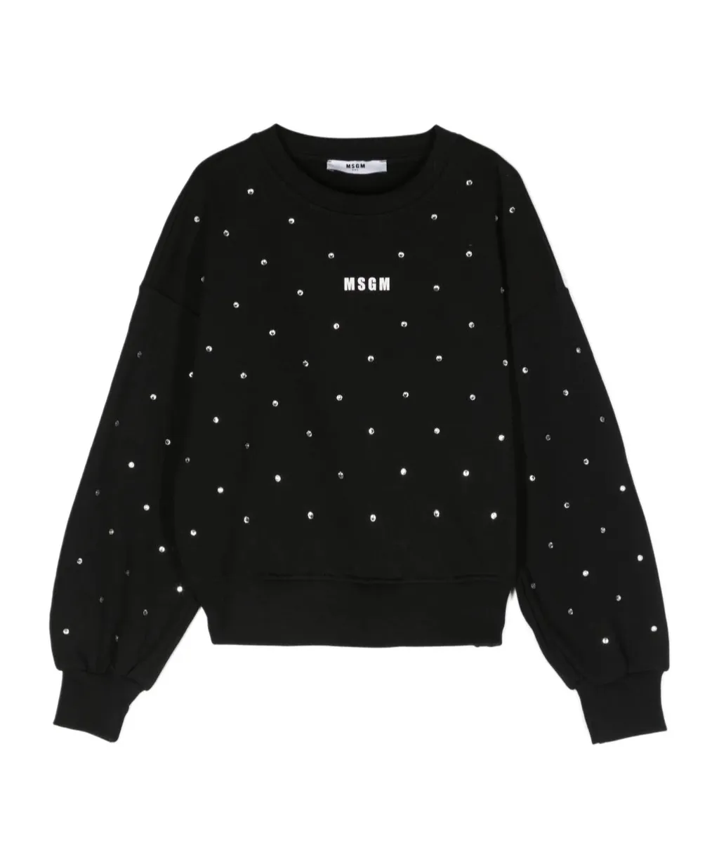 Embellished Crewneck Sweatshirt
