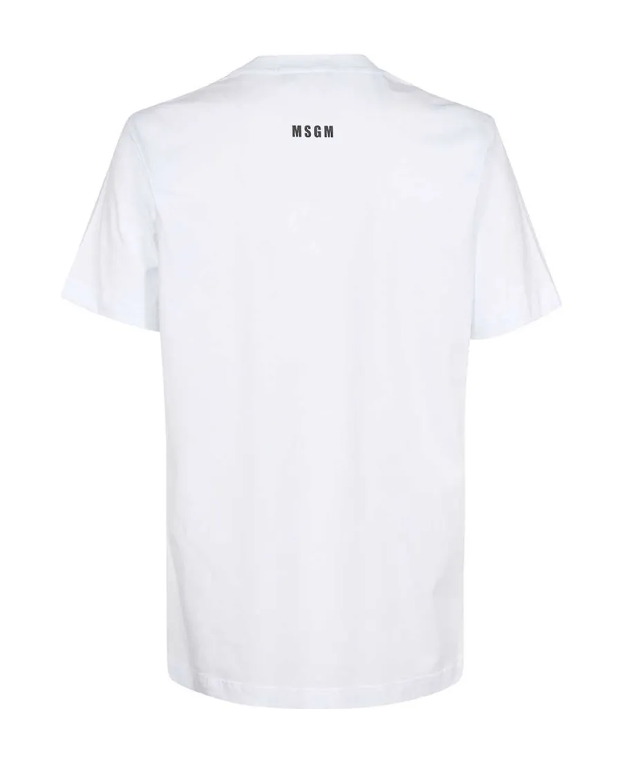 Cat Embellished Cotton T-Shirt