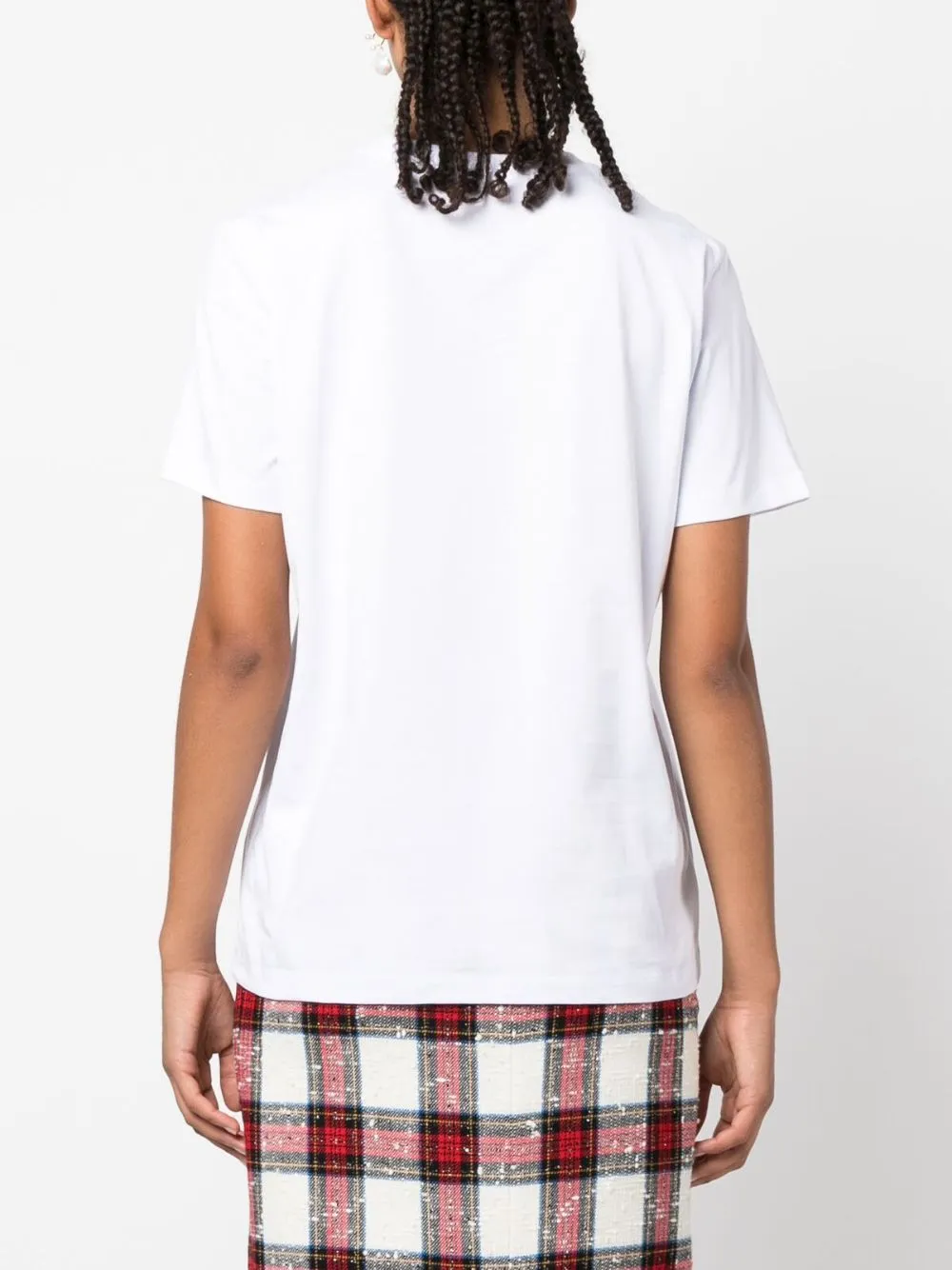 Logo-Flocked Crewneck T-Shirt