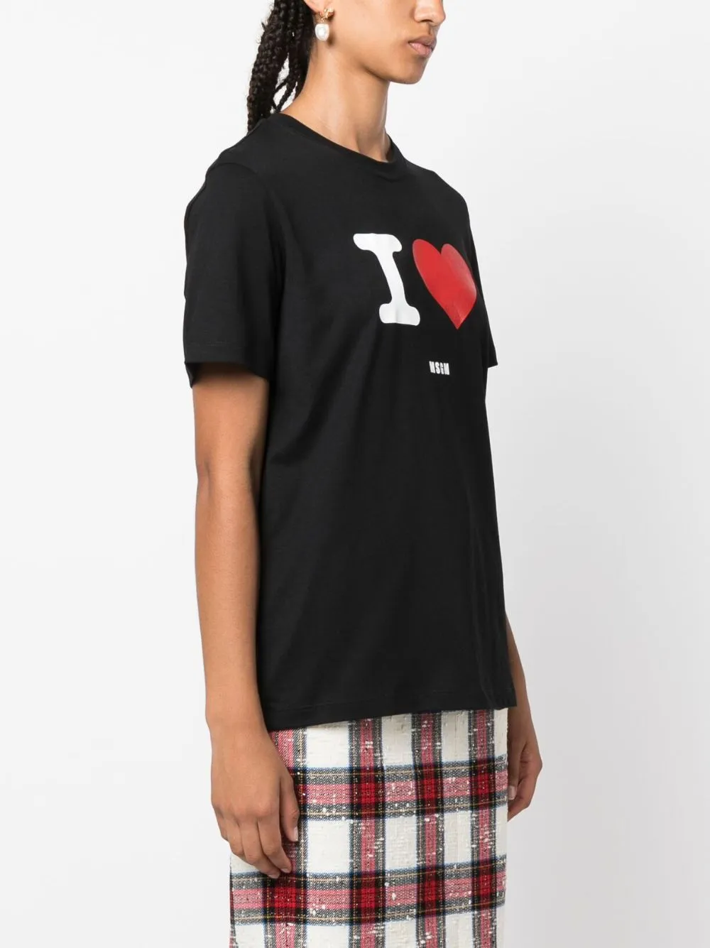 Logo-Flocked Crewneck T-Shirt